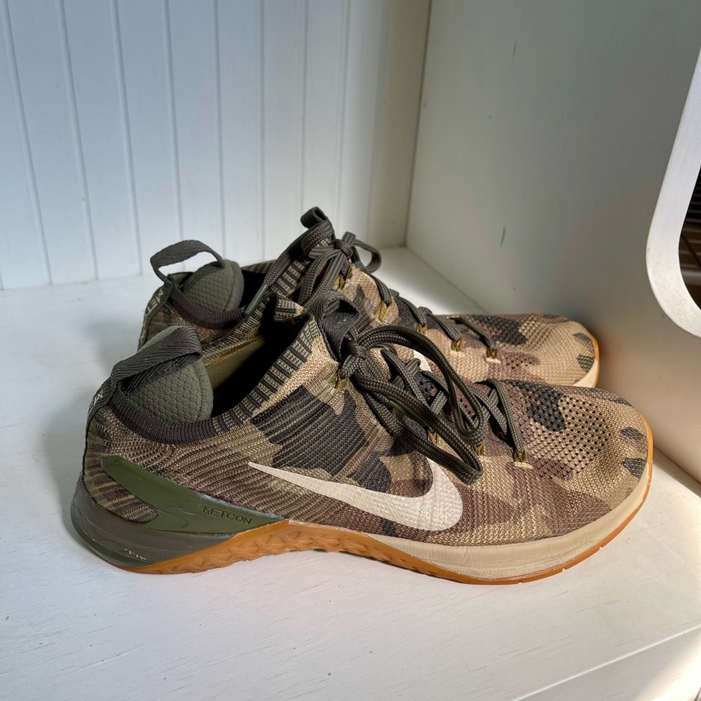 Nike Metcon DSX Flyknit 2 Men's 10.5 Army Camo Sneakers Gym